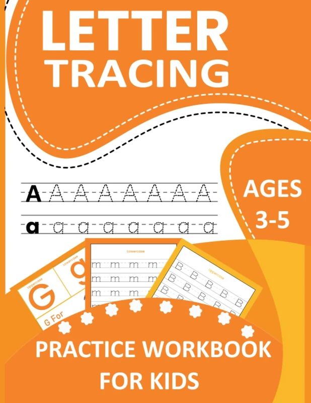 Letter Tracing Practice Workbook For Kids Ages 3-5