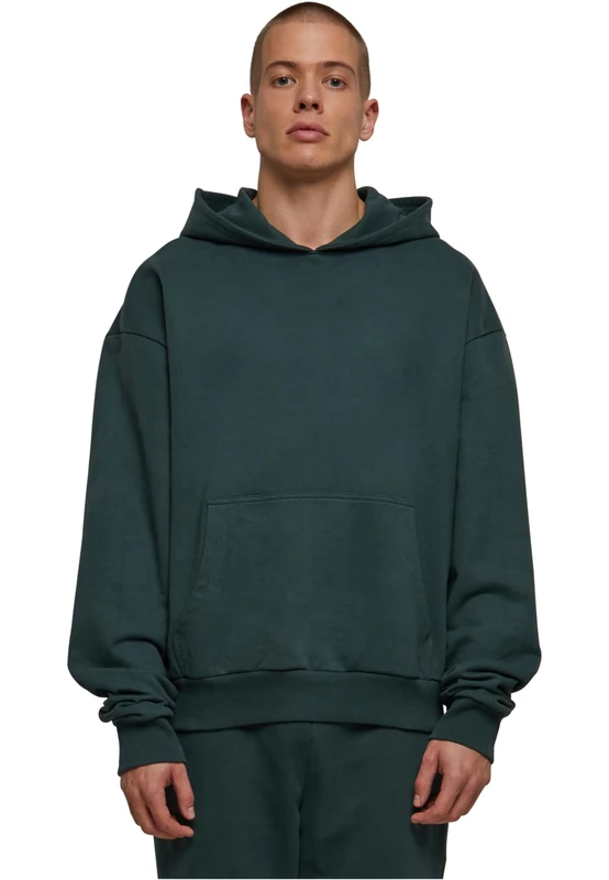 Urban Classics Men's Ultra Heavy Hoodie Hooded Sweatshirt, Bottle Green, 4XL
