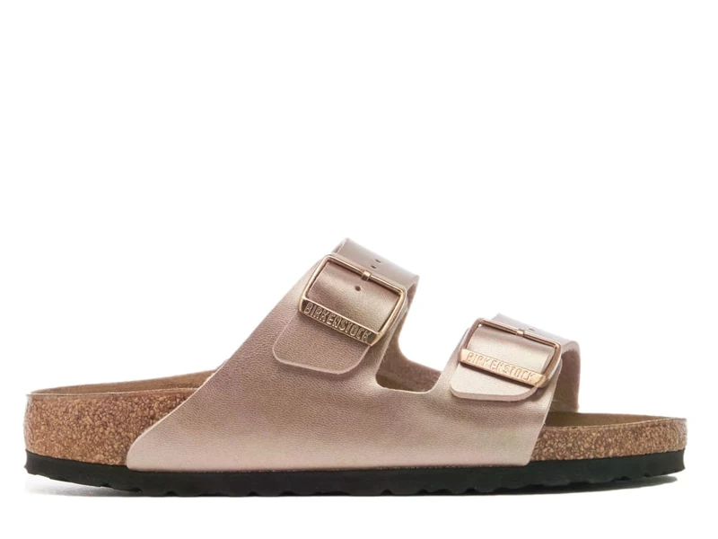 Birkenstock Arizona Birko-Flor Metallic Womens Sandals, 5 UK