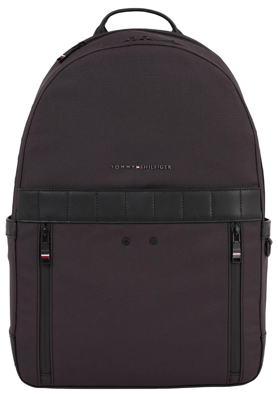 Tommy Hilfiger Men Backpack Elevated 1985 Hand Luggage, Multicolor (Black), One Size