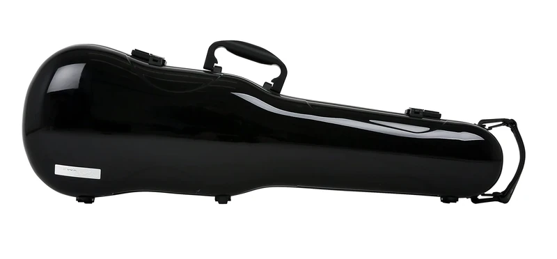 GEWA AIR 1.7 Form Shaped Violin Case black high gloss, Made in Germany, with side handle