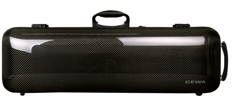 GEWA Idea 1.8 Violin Case Black/Black Carbon with Additional Side Handle Made in Germany