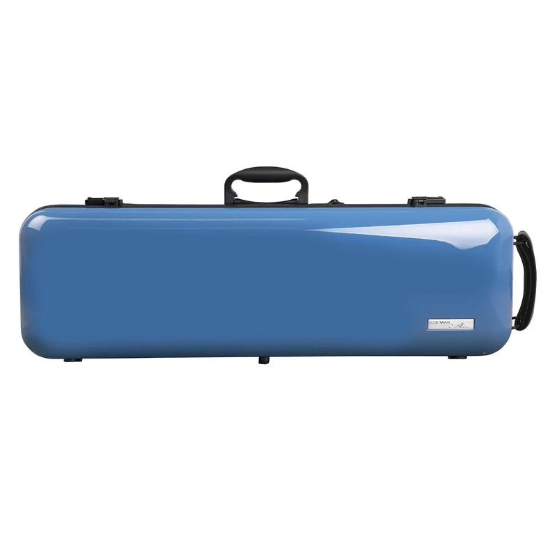 GEWA AIR 2.1 Violin Case Blue High Gloss with Additional Side Handle Made in Germany