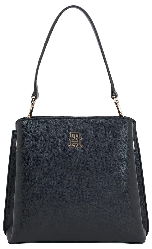 Tommy Hilfiger Th Timeless Bucket, Black, OS