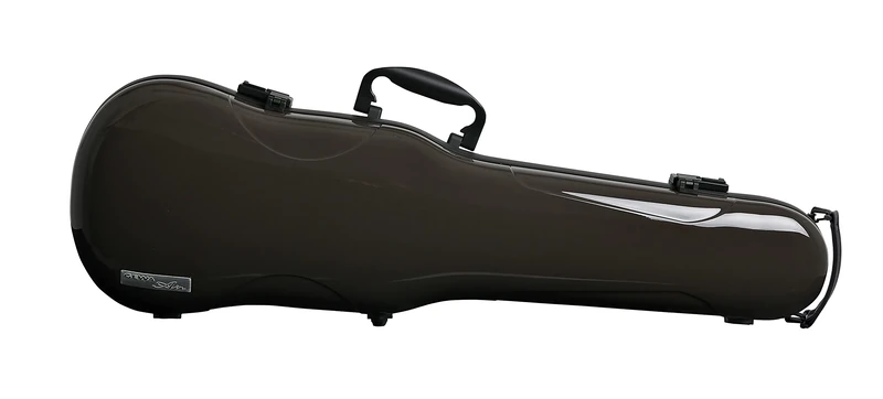 GEWA AIR 1.7 Form Shaped Violin Case brown high gloss, Made in Germany, with side handle