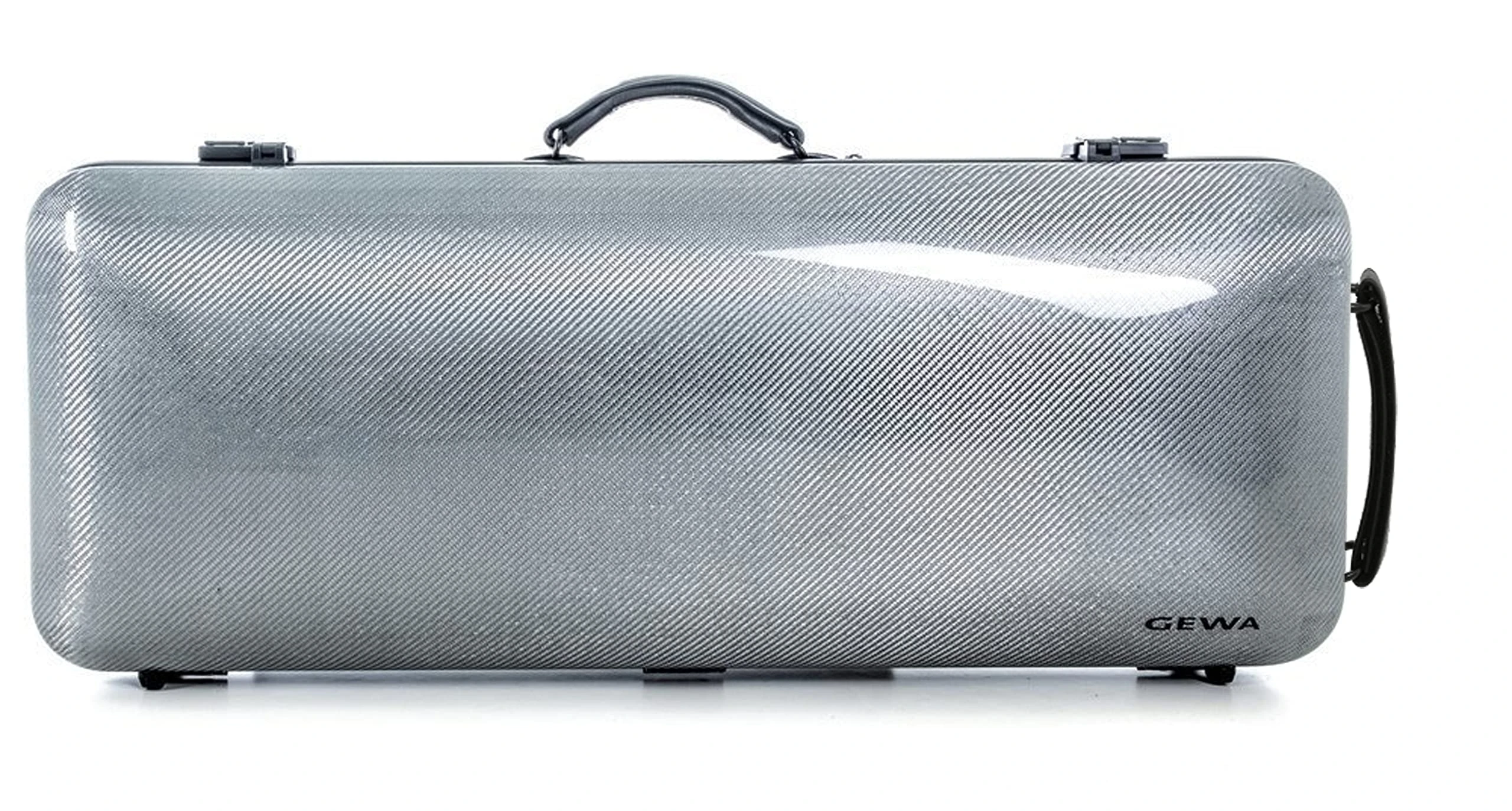 GEWA Viola Case Idea 2.8 Silver/Black Titanium with Additional Side Handle Made in Germany