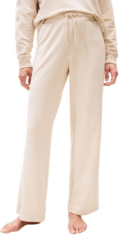 Tommy Hilfiger Womens Modal Uw0uw04771 Knit Pants, Beige (Chasmere Creme), XL UK