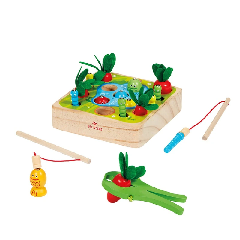 Dal - Fish & Carrots Fishing Game with Magnet, 054024
