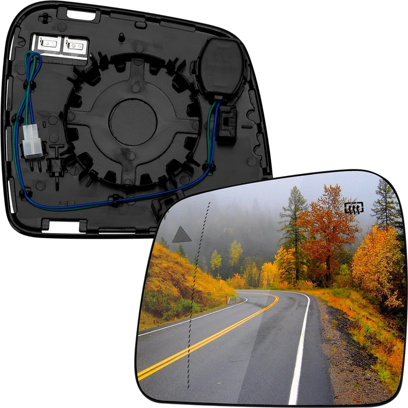 LOIYLLEN Driver Side Mirror Replacement for Jeep 2011-2020 Grand Cherokee, for Dodge 2014-2019 Durango Mirrors Glass - Left Side Rear View Mirror with Power Heated & Blind Spot Detection