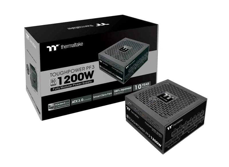 Toughpower PF3 1200W (schwarz, 6x PCIe, Kabel-Management, 1200 Watt)