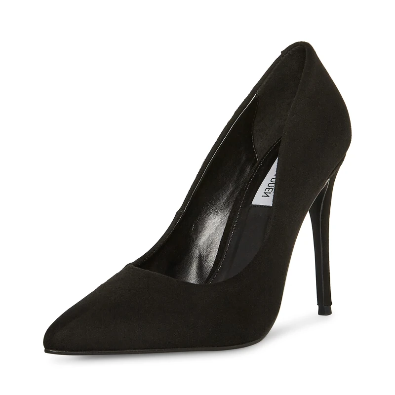 Steve Madden Women's Daisie Pump, Black/Black, 7 UK