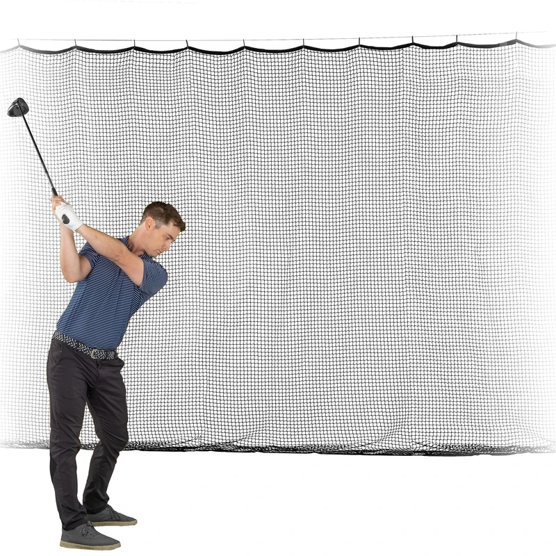 GoSports 15 ft x 10 ft Sports Netting - Hitting Net for Golf, Baseball, Hockey, Soccer, LAX and More