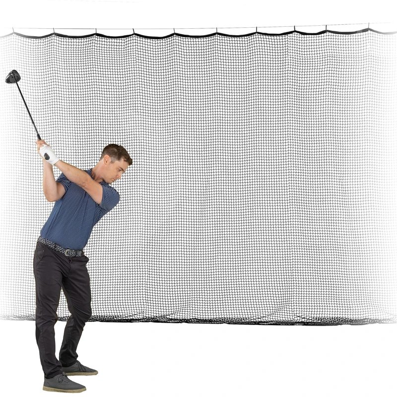 GoSports 20 ft x 10 ft Sports Netting - Hitting Net for Golf, Baseball, Hockey, Soccer, LAX and More