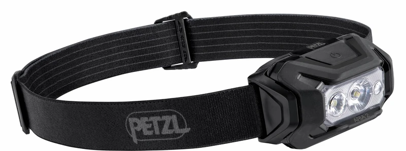 PETZL - Headlamp ARIA 2 RGB - Unisex, Black, 450 lumens