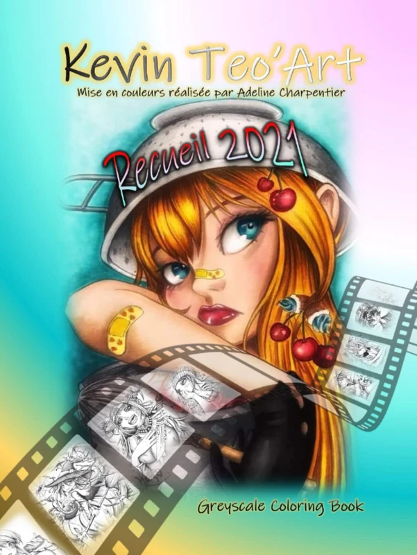 Recueil 2021: Greyscale coloring Book