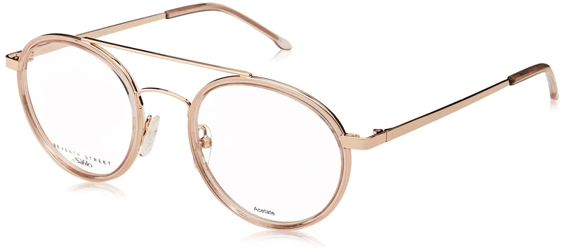 Seventh Street 7a 080 PY3/21 COPPGLD NUDE Eyewear Men's Steel, Standard, 50