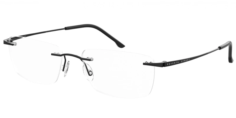Seventh Street 7a 077 807/17 BLACK Eyewear Men's Steel, Standard, 54