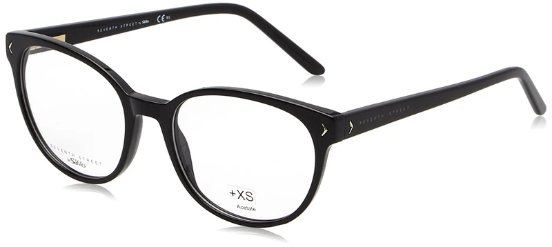 Seventh Street 7a 574 807/38 BLACK Eyewear Women's Acetate, Standard, 53