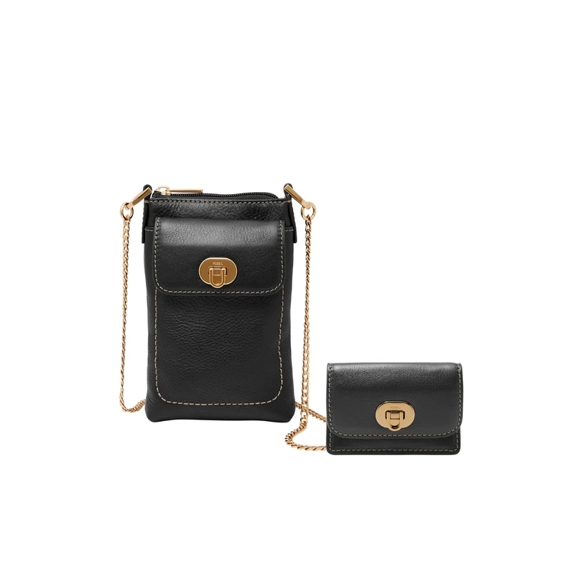 Fossil Women's Harper Shoulder Bag, Black, Medium