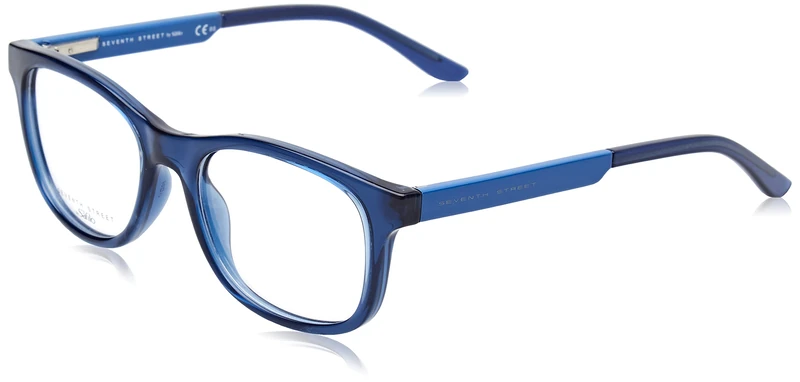 Seventh Street S 322 ZX9/17 BLUE AZURE Eyewear Boy's Injected, Standard, 50