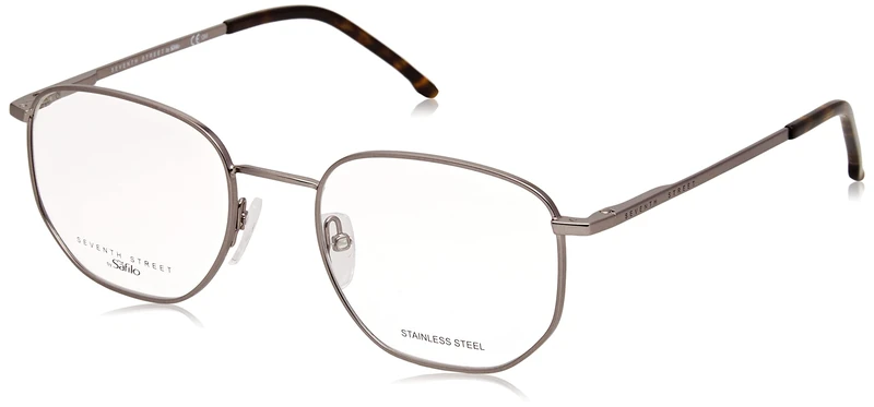 Seventh Street 7a 079 R80/20 MT DARK RUTH Eyewear Men's Steel, Standard, 52