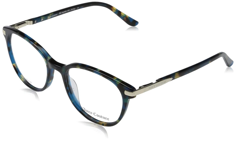 Juicy Couture Ju 233/g CVT/18 TEAL HAVANA Eyewear Women's Acetate, Standard, 52