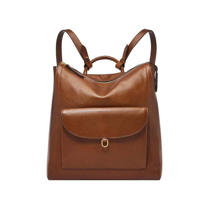 FOSSIL Women's Parker Backpack, Brown, Large