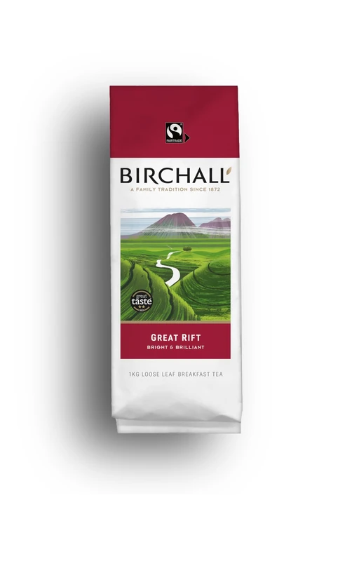Birchall Tea - Great Rift Breakfast Blend Tea - 6 Boxes of 1kg Loose Leaf Tea - Black Tea with Rich Flavor and Aroma - Strong Black tea from Africa - Perfect for Tea Lovers