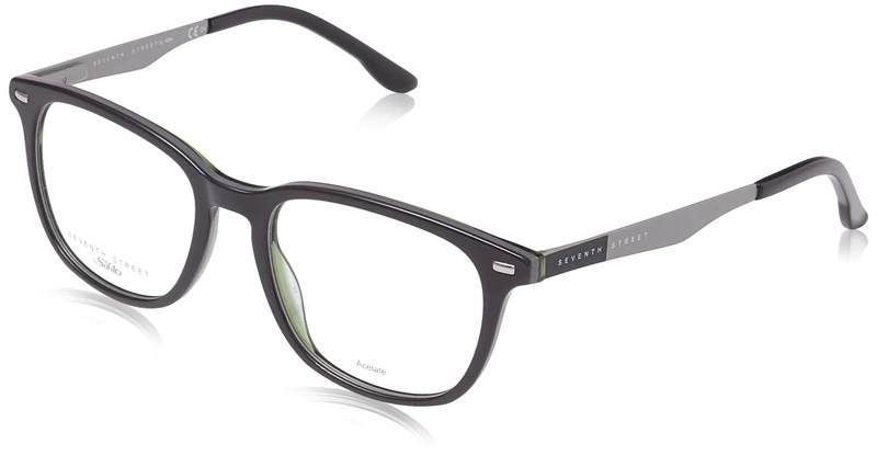 Seventh Street S 308 08A/18 BLACK GREY Eyewear Boy's Acetate, Standard, 50