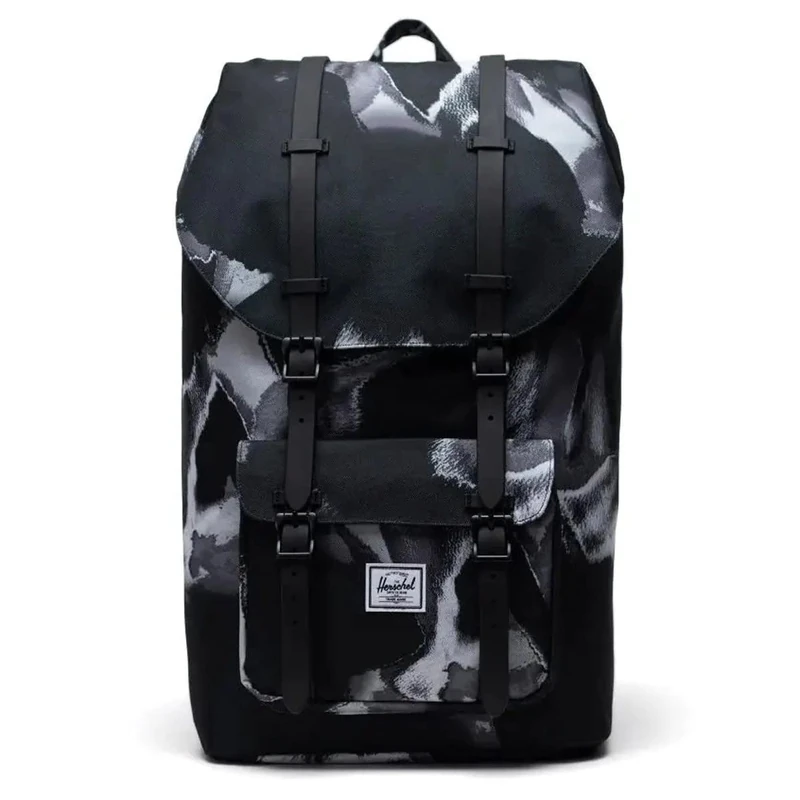 HERSCHEL 10014-05731 HERSCHEL LITTLE AMERICA Sports backpack Unisex Adult DYE WASH BLACK Size Unica