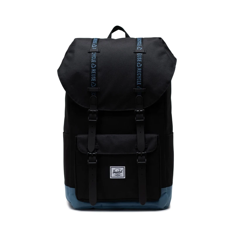 HERSCHEL 10972-05723 HERSCHEL LITTLE AMERICA Sports backpack Unisex Adult BLACK/COPEN BLUE Size Unica