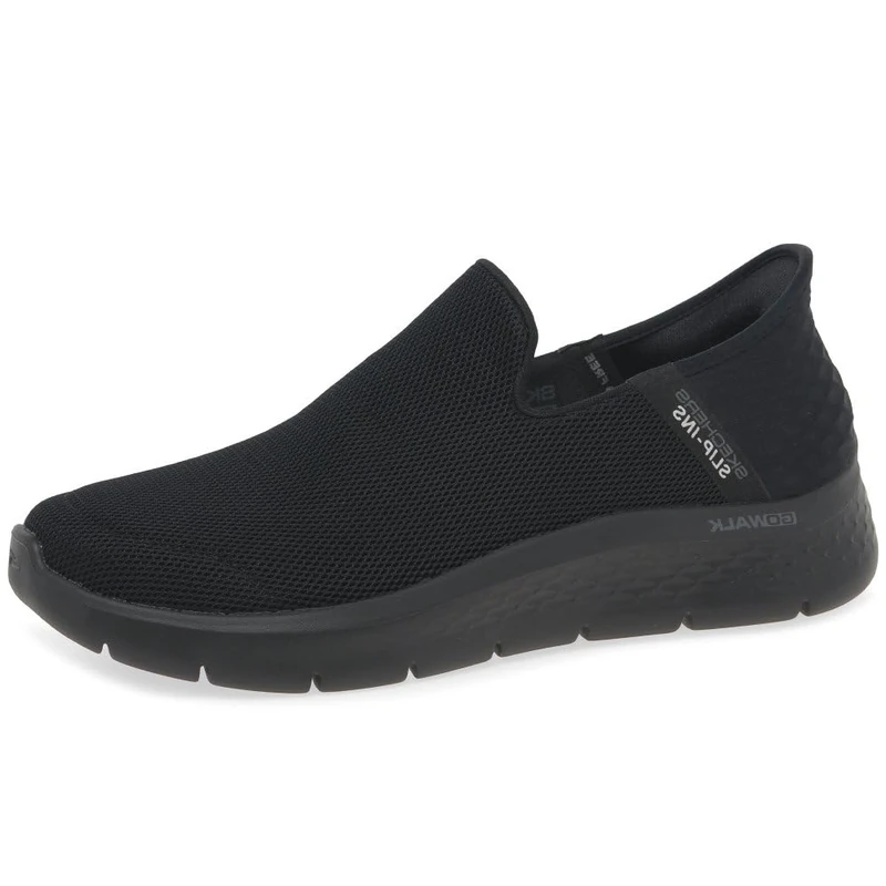 Skechers Men's Gowalk Flex Hands Free Slip ins Athletic Slip On Casual Walking Shoes, Black, 11 UK
