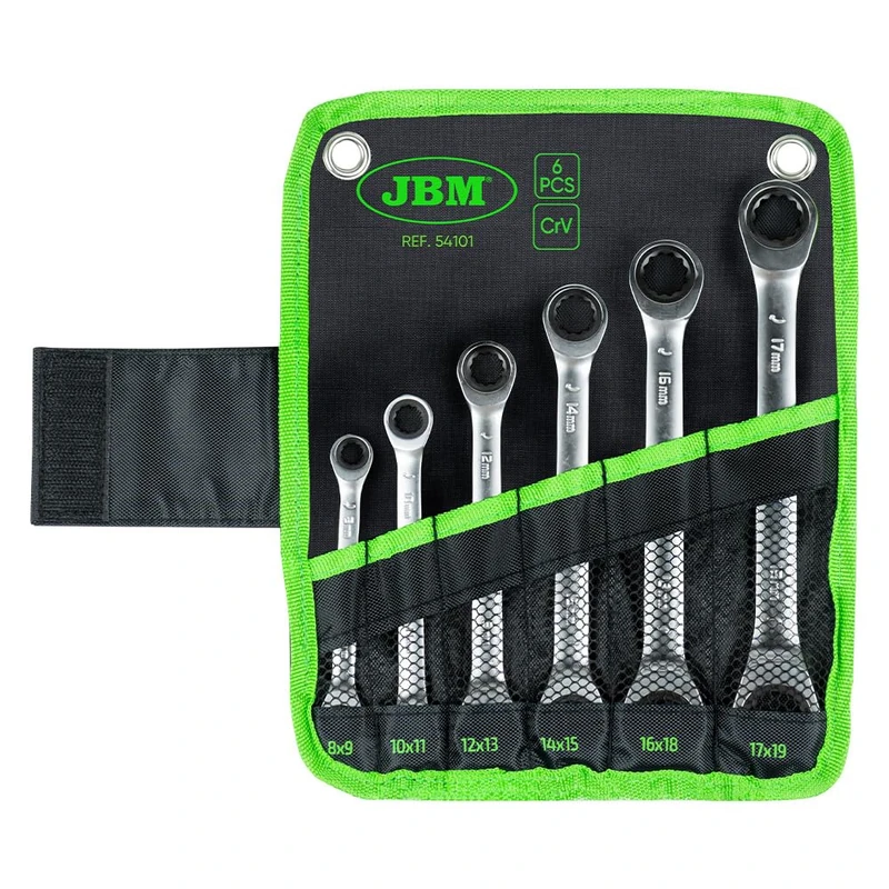 Set DE 6 LLAVES CON TRINQUETE