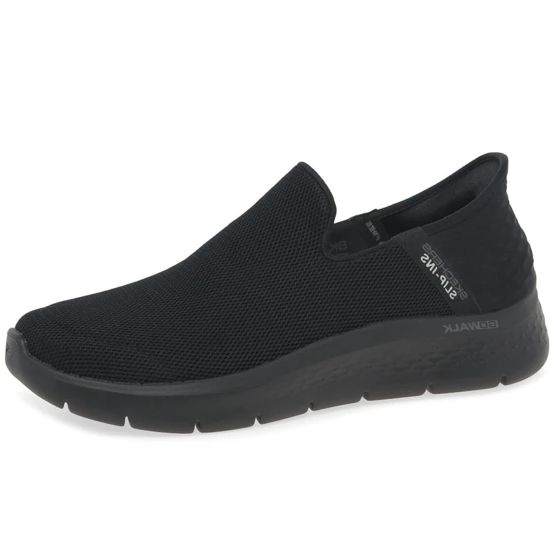 Skechers Men's Hands Free Slip-Ins: Go Walk Flex No Hands Sneaker, Black/Black, 16 X-Wide