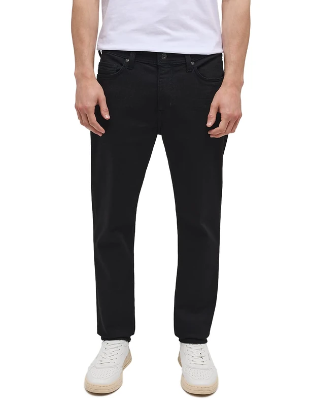 Mustang Men's Style Vegas Slim Jeans, Jet Black 906, 36 W/32 L