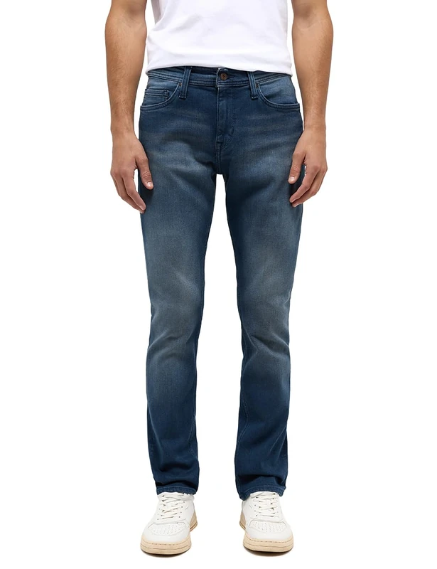 MUSTANG Men's Style Vegas Slim Jeans, Medium Blue 783, 33 W/34 L