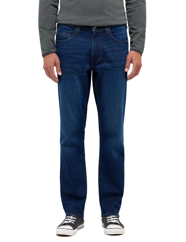 MUSTANG Men's Style Washington Straight Jeans, Blue, 52W x 32L - Image 1
