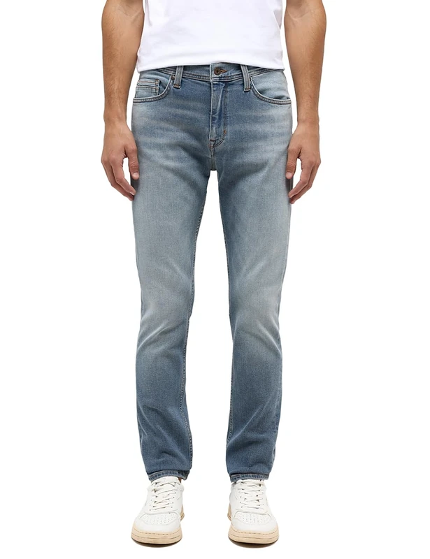 MUSTANG Men's Style Vegas Slim Jeans, Medium Blue 583, 32 W/36 L