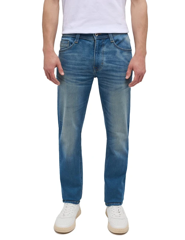 MUSTANG Men's Style Oregon Slim K Jeans, Medium Blue 322, 35 W/32 L