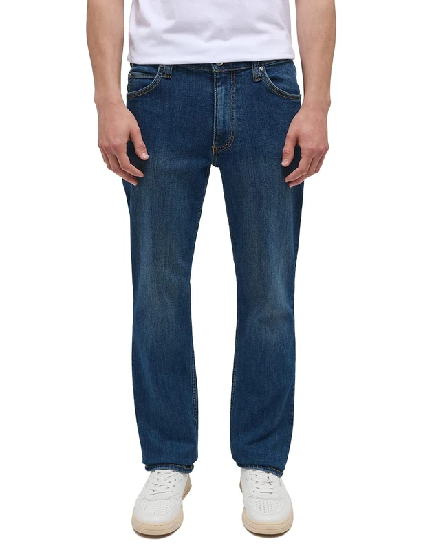 MUSTANG Men's Style Tramper Straight Jeans, Medium Blue 881, 35 W/32 L - Image 1