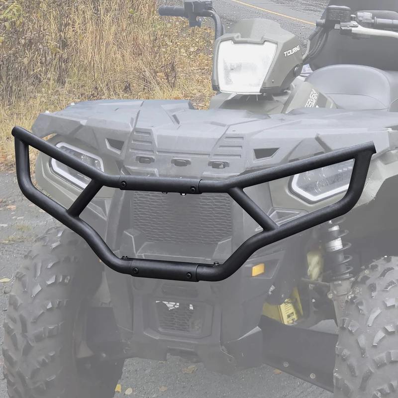SAUTVS Front Brush Guard Bumper for Polaris Sportsman 450 570 14-20, Heavy Duty Steel Front Brush Bumper Protector for Polaris Sportsman 450 570 Touring ETX 2014-2020 Accessories, Replace OEM# 2879714