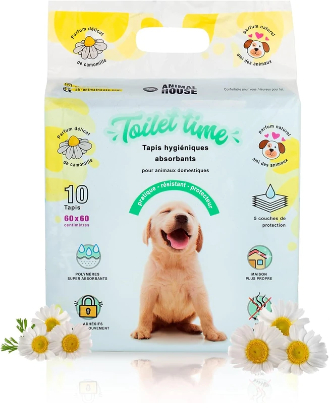Animal House CAMOMILLA Toilet Mats for Pets (60 x 60 cm, 120) - Image 1