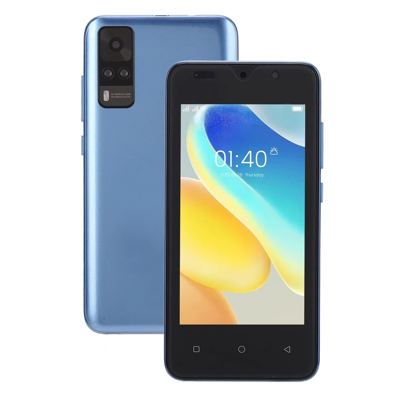 Septpenta Y53S Cell Phone, Face Unlocked Android 6 Smartphone, 4.66 Inch HD Screen, 2GB RAM 32GB ROM, 3 Card Slot, Dual Cards Dual Standby, 2MP Front 5MP Rear, 2800mAh Battery(Blue)