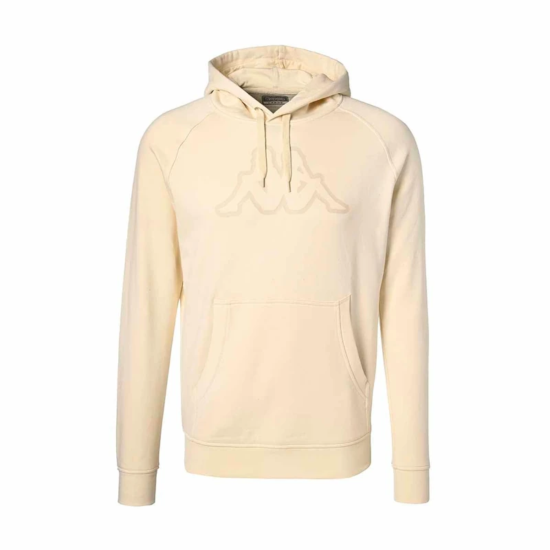 Kappa Zaiver Swt Men's Sweatshirt, White Milk/Beige, L