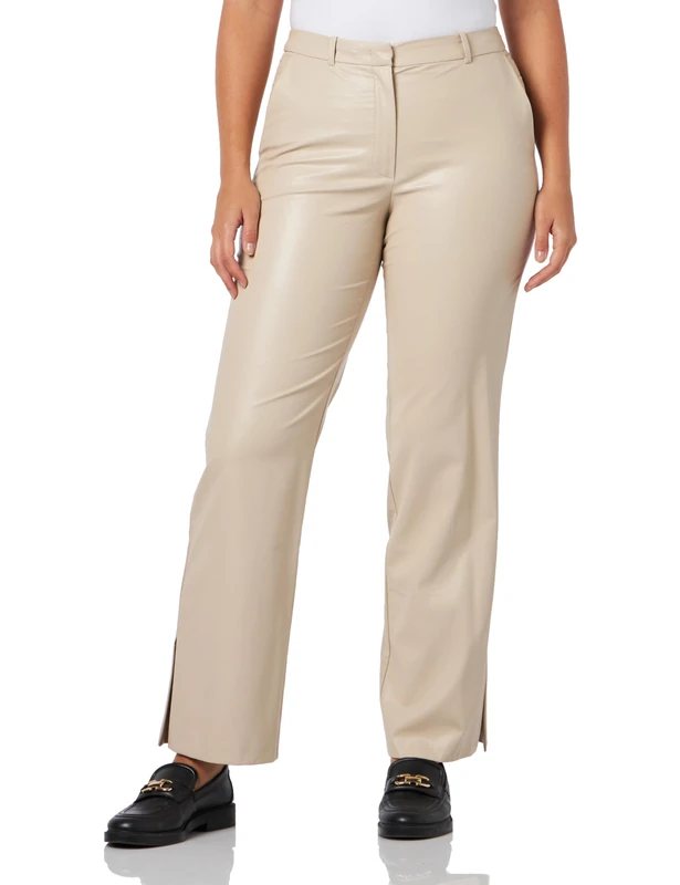 Betty & Co Women's Adelaide Classic Trousers 1/1 Length, Latte Macchiato, 14 - Image 1