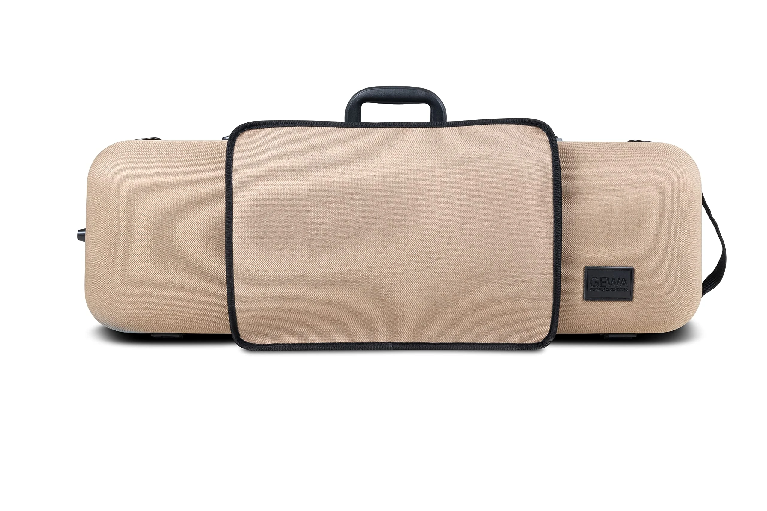 GEWA Organic Violin Case A 4/4 with Music Pocket, Side Handle, Adjustable Neck Rest Colour: Beige