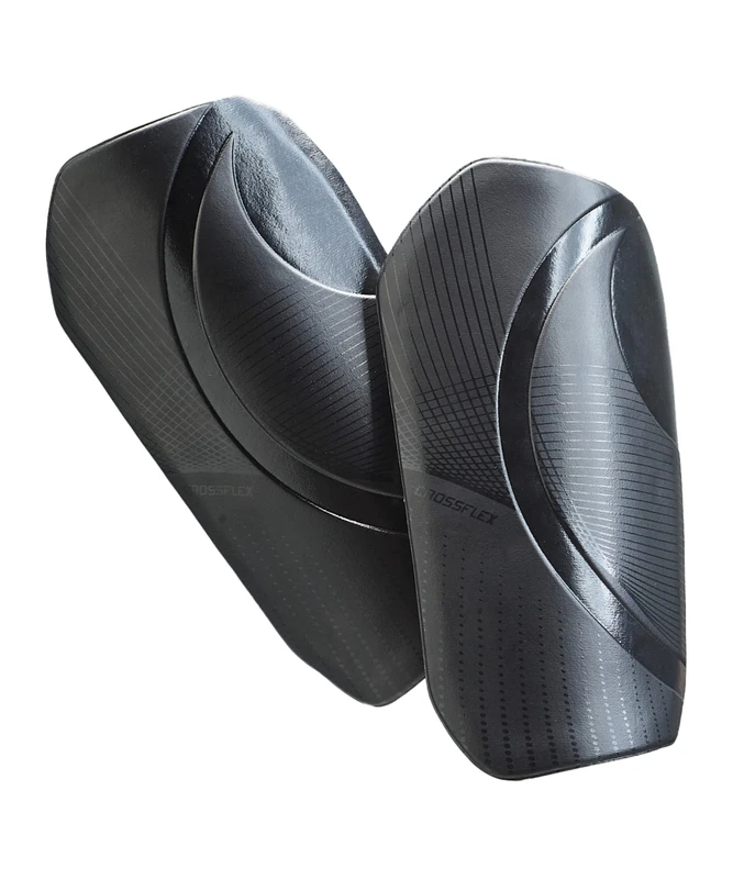 uhlsport Crossflex Football Shin Pads for Children and Adults - Ultra Light Football Shin Pads Small - Additional Separate Compression Stocking with Pocket