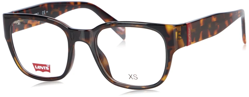 Levi'S Lv 1047 086/19 HAVANA Eyewear Unisex Injected, Standard, 51