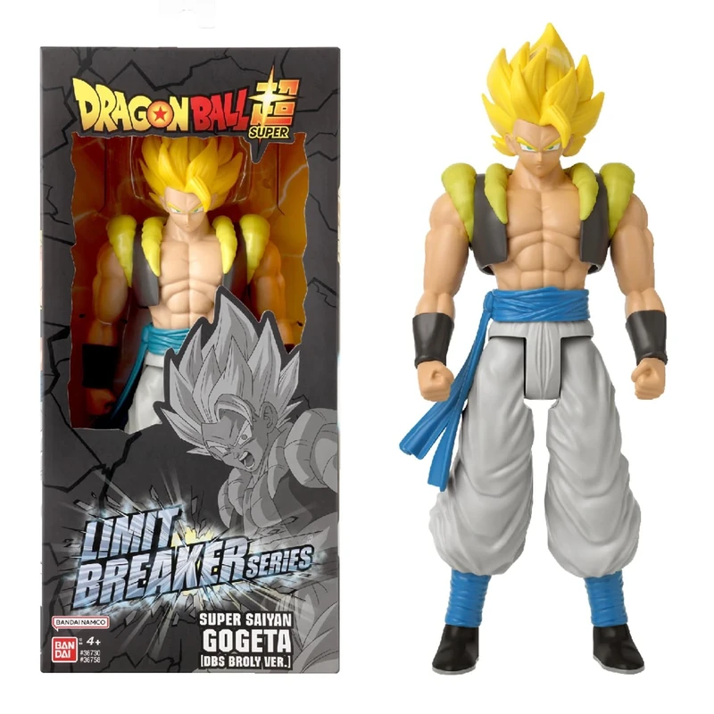 Dragon Ball Super Bandai Giant Limit Breaker Figurine - Super Saiyan Gogeta - Officially Licensed Dragon Ball - Large Articulated Gogeta Figurine - Children's Toy 4+ - 36758