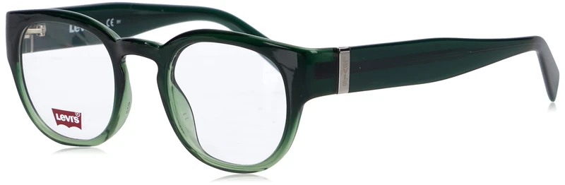Levi'S Lv 1048 1ED/24 GREEN Eyewear Unisex Injected, Standard, 49